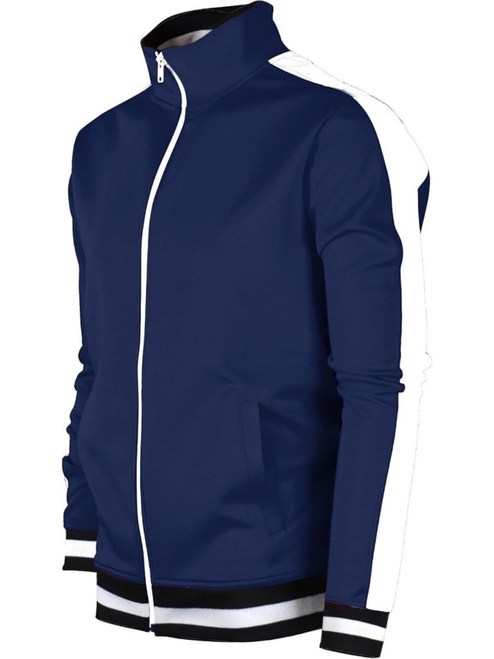 Urban Hip Hop Slim Fit Track Jacket - Premium Sportswear with Side Taping